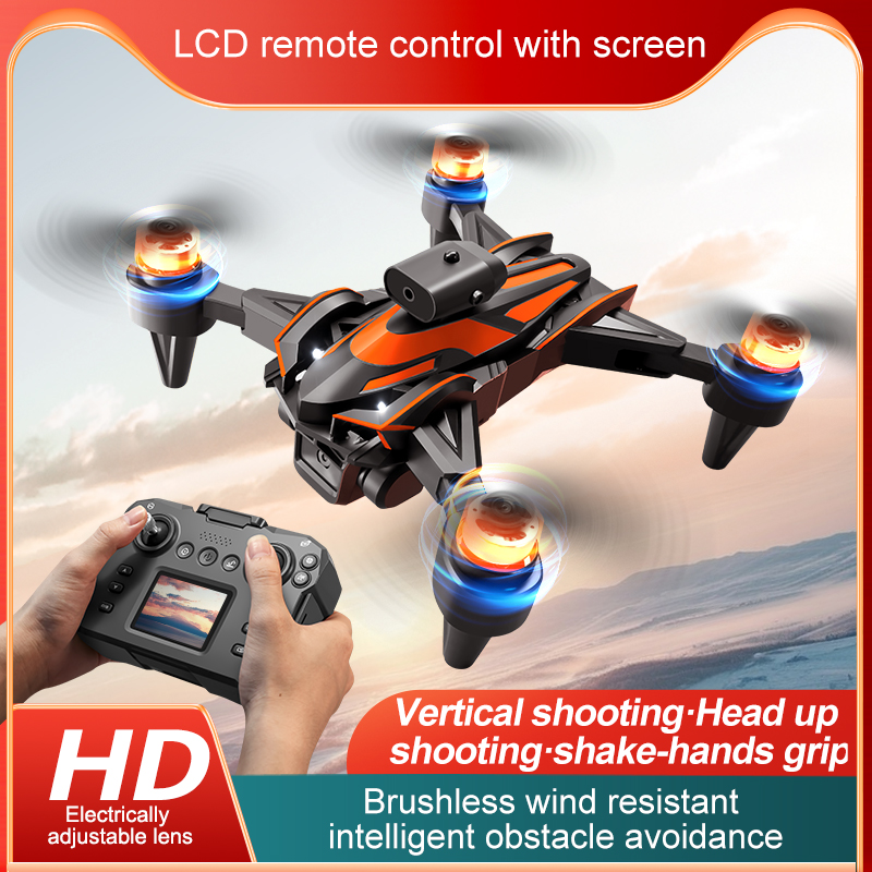 K12 Max RC Drone 8K Caméra HD Moteur sans balais 360 °   Évitement d'obstacles avec écran LCD pliable Quadcopter Dron RC Toys