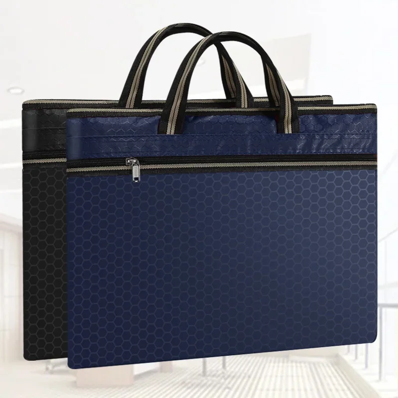 Valigette di grande capacità Borsa per documenti Laptop Organizzare pacchetto Libro Business IPAD Custodia elettronica Forniture Accessori