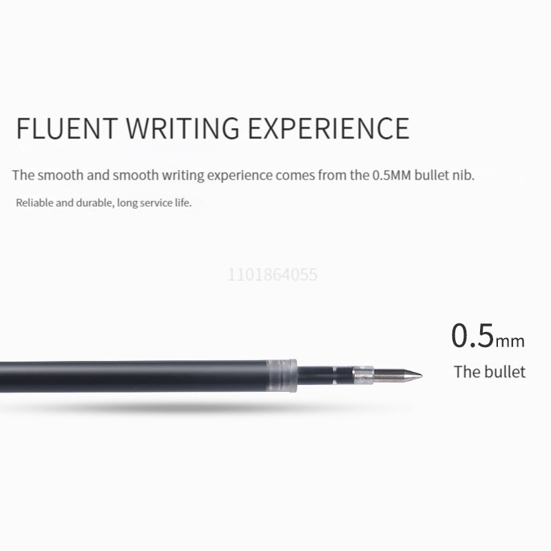6/10 Stuks 0.5 Mm Intrekbare Gel Pennen Set Zwart/Blauwe Inkt Balpen Schrijven Kantoor Business Handtekening schoolbenodigdheden Briefpapier