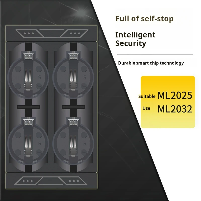 ML2032 button battery charger ML2025 3V intelligent charger dedicated 3V charger fast charging