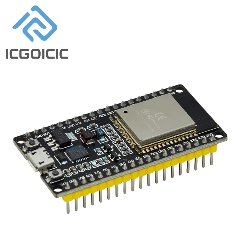 Placa de desarrollo ESP32 TYPE-C/MICRO USB CP2102 WiFi + Bluetooth compatible con placa de expansión de ESP32-DevKitC-32 de doble núcleo 38 pines