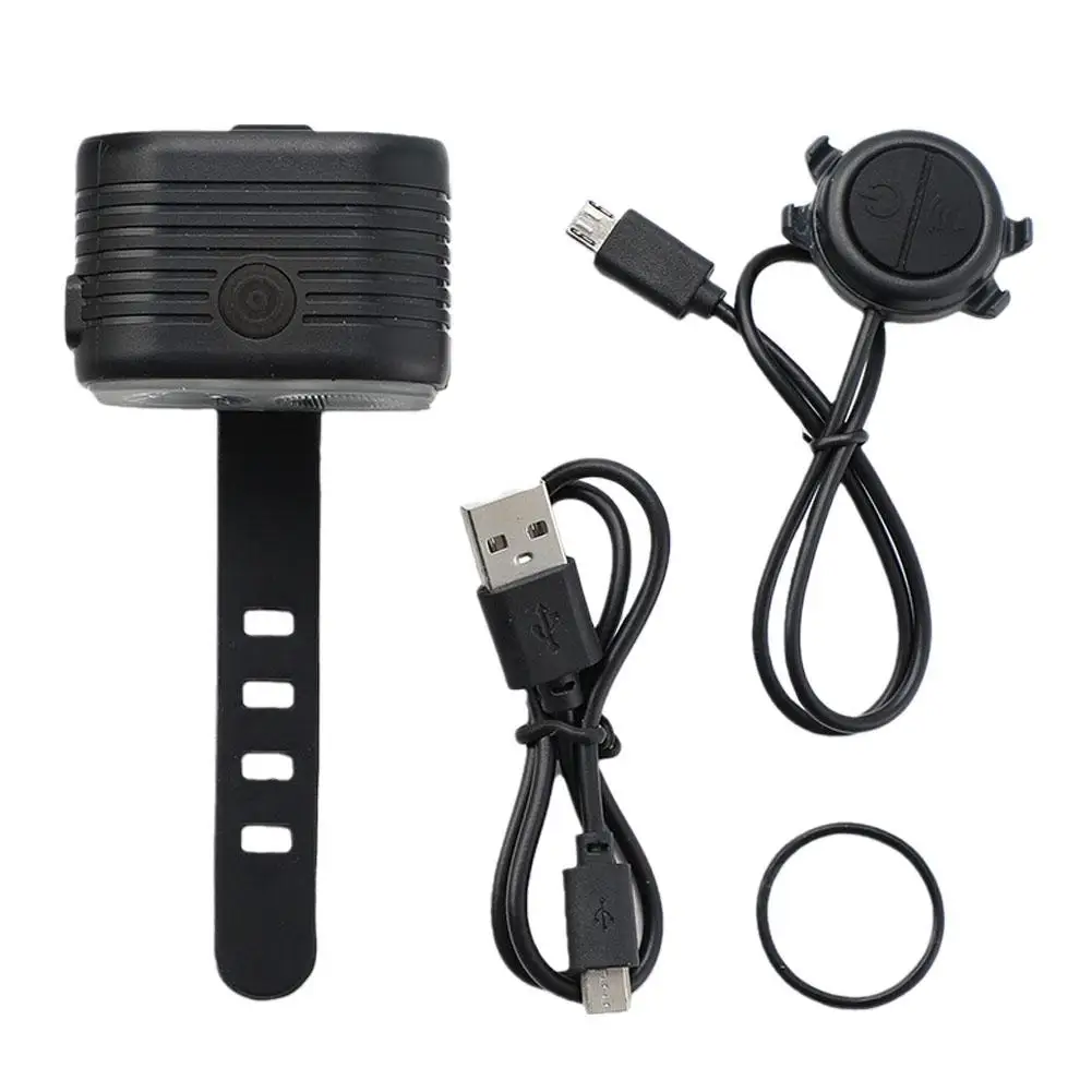 2 In1 Waterproof USB Rechargeable Light With Horn 200lm Bicycle COB Front Light With With 120dB Loud Horn Cycling Flashlight
