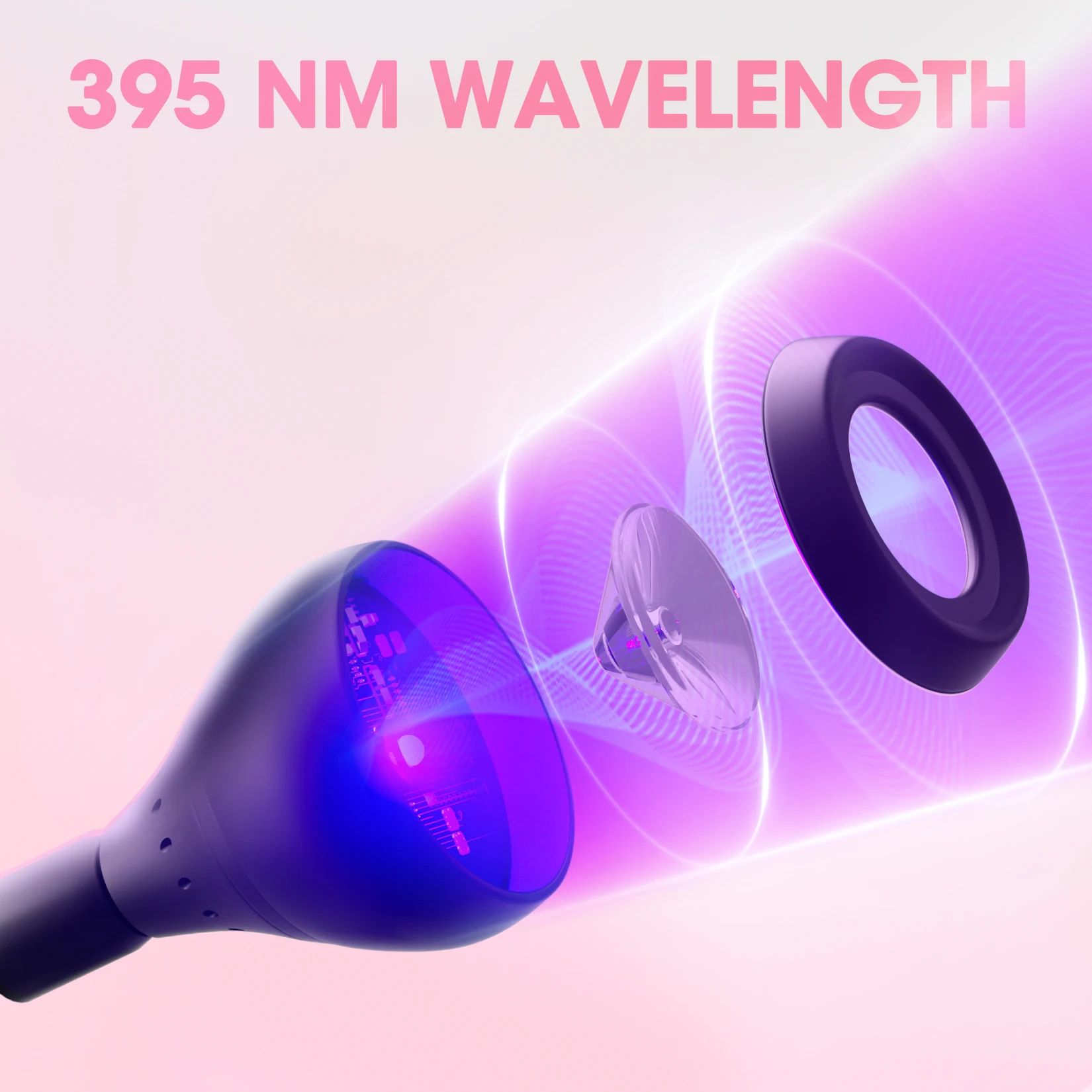 네일 건조기 라이트 UV 네일 램프 395nm 파장 클립 온 데스크 미니 USB 젤 네일 용 ongle 매니큐어 살롱 도구