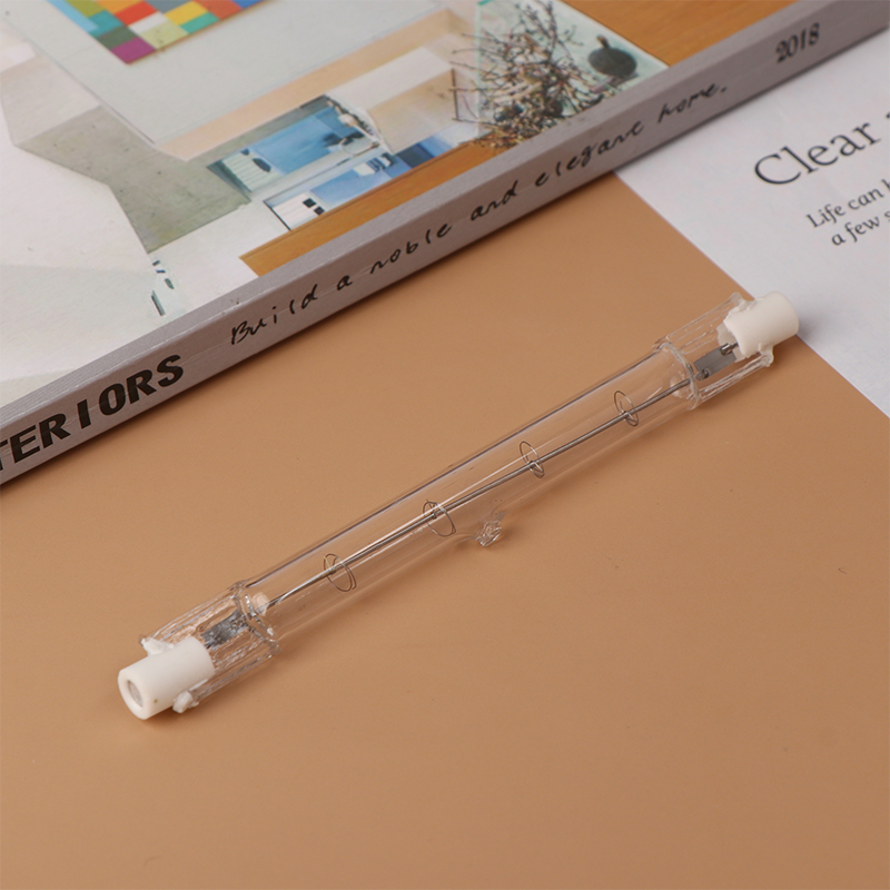 ハロゲン電球,100/200/300W,118mm,2つのリニアチップ,家庭用