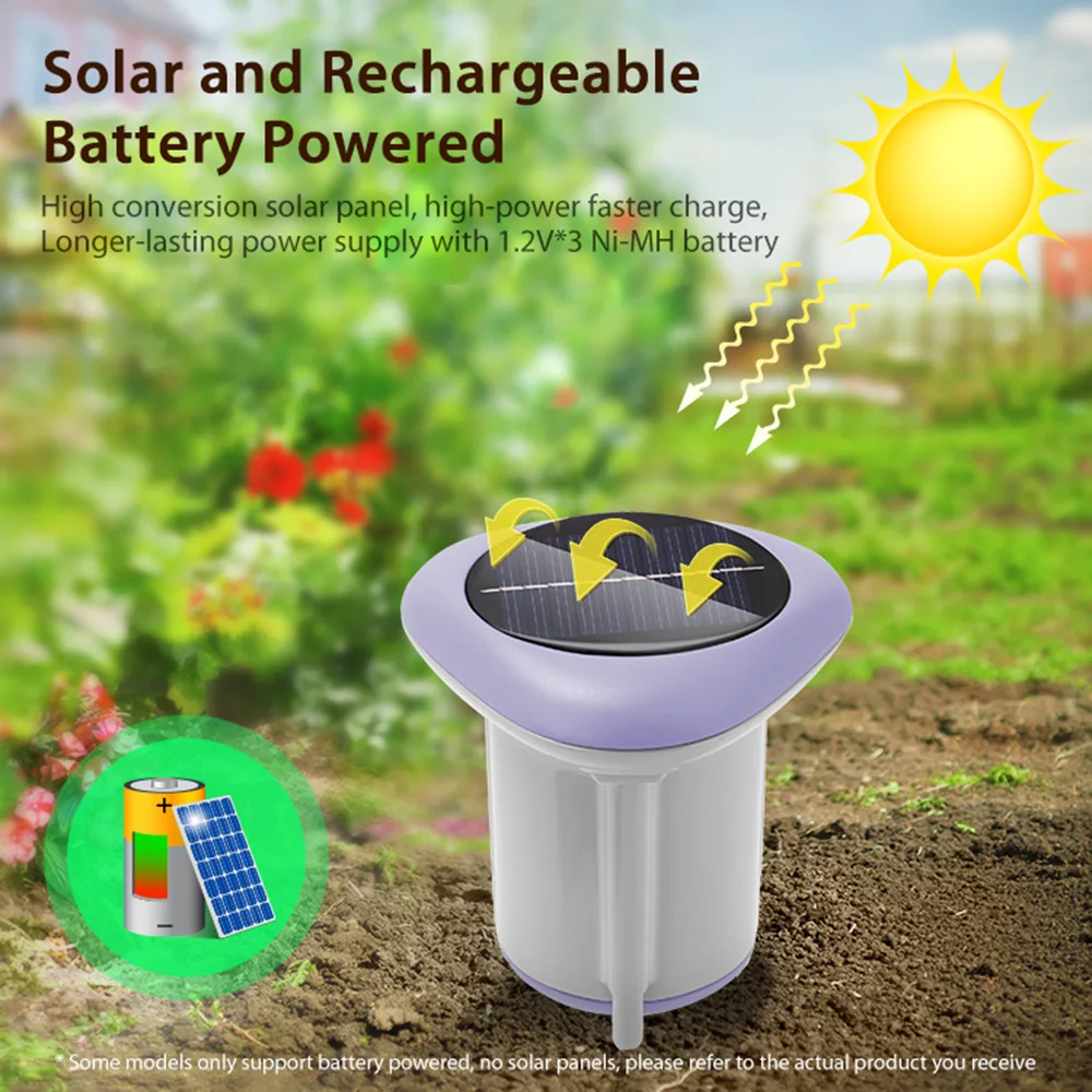 Sensor de suelo inalámbrico Tuya Smart Zigbee, temperatura y humedad, Control por aplicación, termómetro de suelo para jardinería