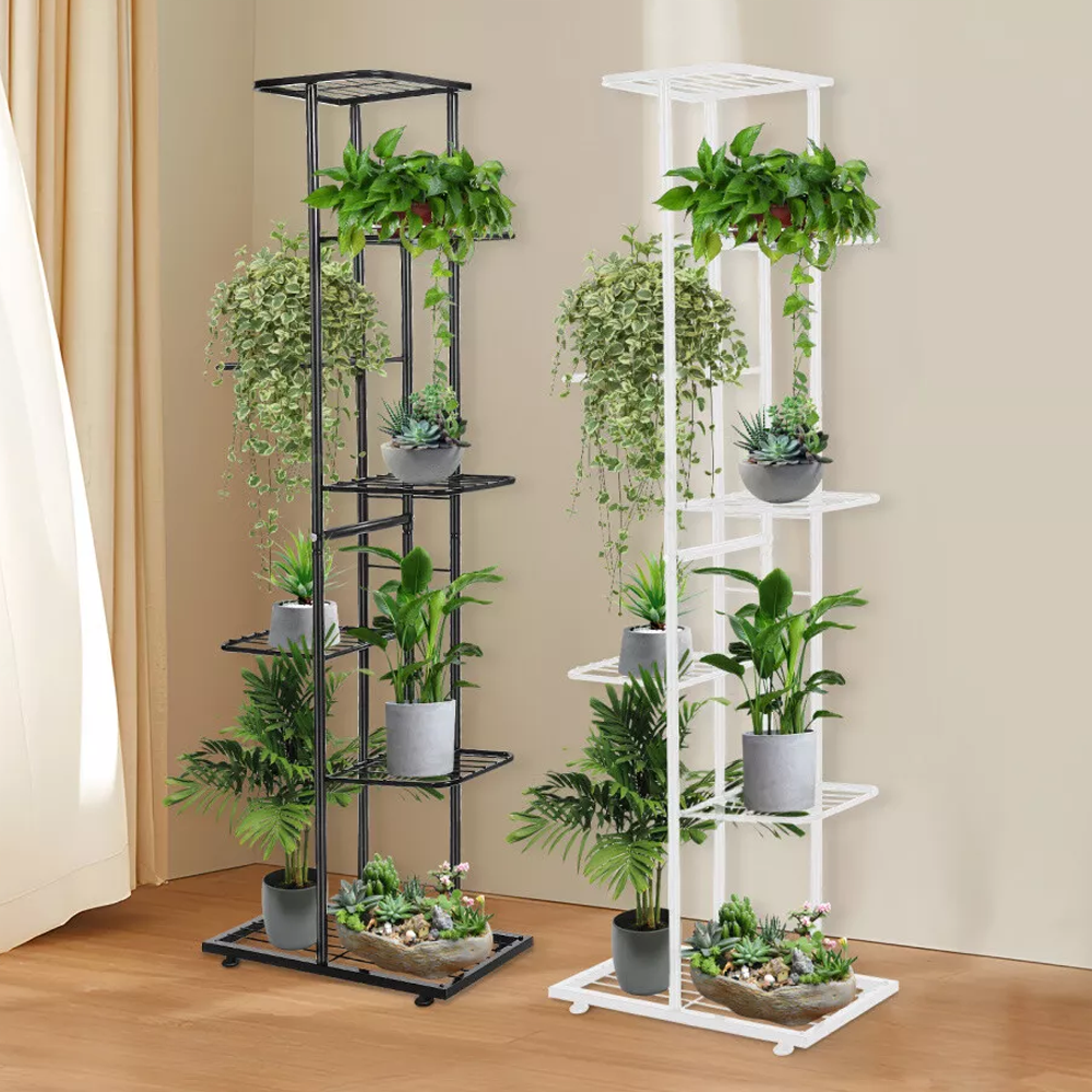 3/7 Tier Indoor Pflanzenständer Pflanzenregale Eisen Topf Blumentopf Halter Regal Balkon Rack Pflanzer Display Organizer Hängen
