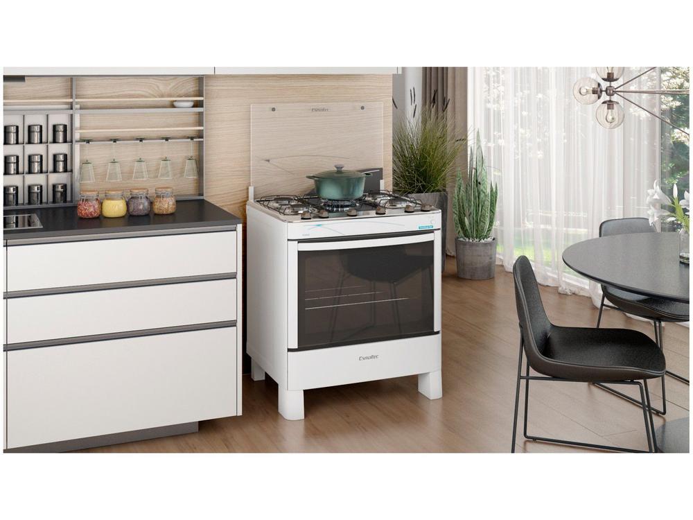 Fogão 5 Bocas Esmaltec Ágata Branco - Bivolt