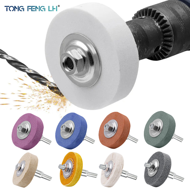 Grinding Stone  Wool wheel Cloth roundDisc Wheel Abrasive Tool For Bench Grinder Polishing Wheel 1PC 74 75 76 80mm Rotary Tools