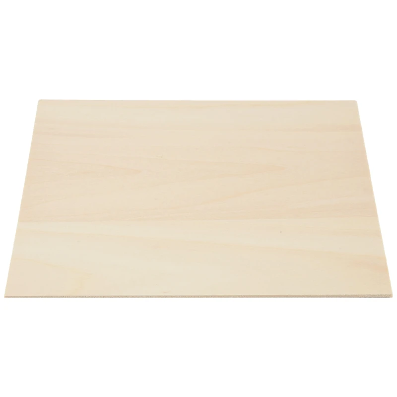 10 Stück 20 x 20 x 0,2 cm Lindenholzplatten, unlackierte Holzplatte, rechteckiges Blankoholz, Holzausschnitte zum Basteln