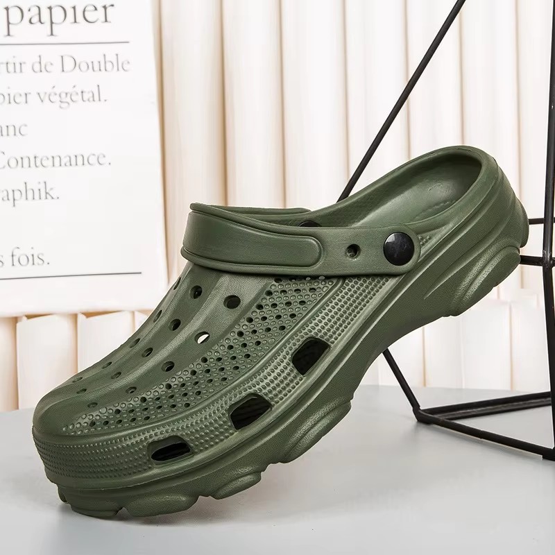 Gacimy/мужские сабо, тапочки, летняя садовая обувь из ЭВА, классические уличные пляжные шлепанцы с противоскользящей подошвой, удобные домашние сабо унисекс, сандалии