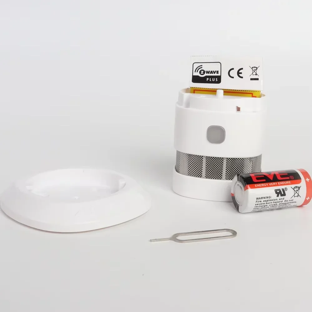 HEIMAN Zigbee Detector de fumaça Sistema doméstico inteligente 2,4 GHz Sensor de prevenção de segurança de alta sensibilidade