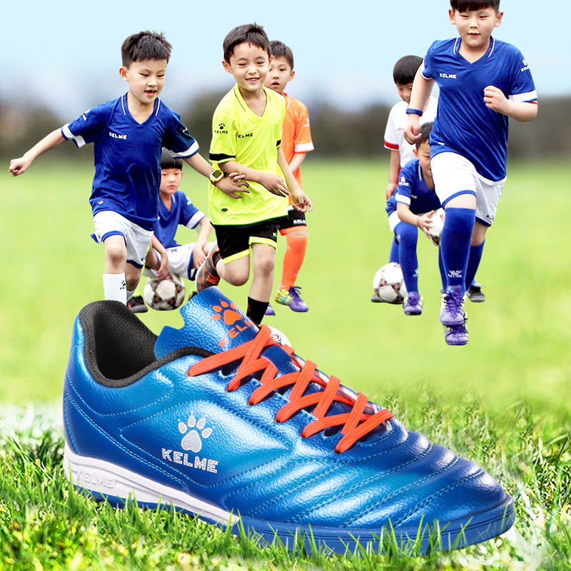 KELME, zapatos de fútbol TF de entrenamiento para hombres, zapatos de fútbol juvenil antideslizantes de césped Artificial, zapatos de entrenamiento deportivos AG 871701