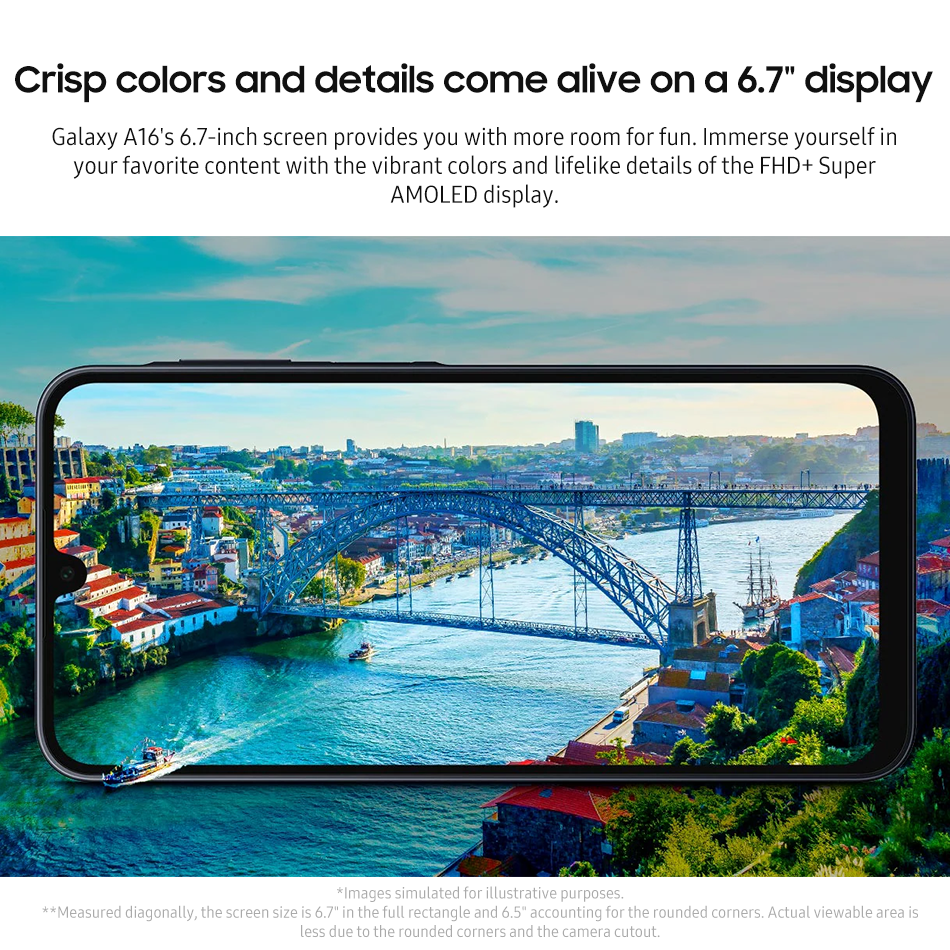 НОВЫЙ смартфон Samsung Galaxy A16 4G Android 4 ГБ 128 ГБ MTK 6,7 "90 Гц Super AMOLED Дисплей 50 МП Камера 5000 мАч Аккумулятор NFC