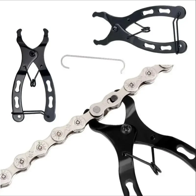 自転車チェーンバックルプライヤーミニ MTB 自転車チェーンクイックリリースマジックリンククランプ取り外しインストールプライヤーロードサイクリング修復ツール