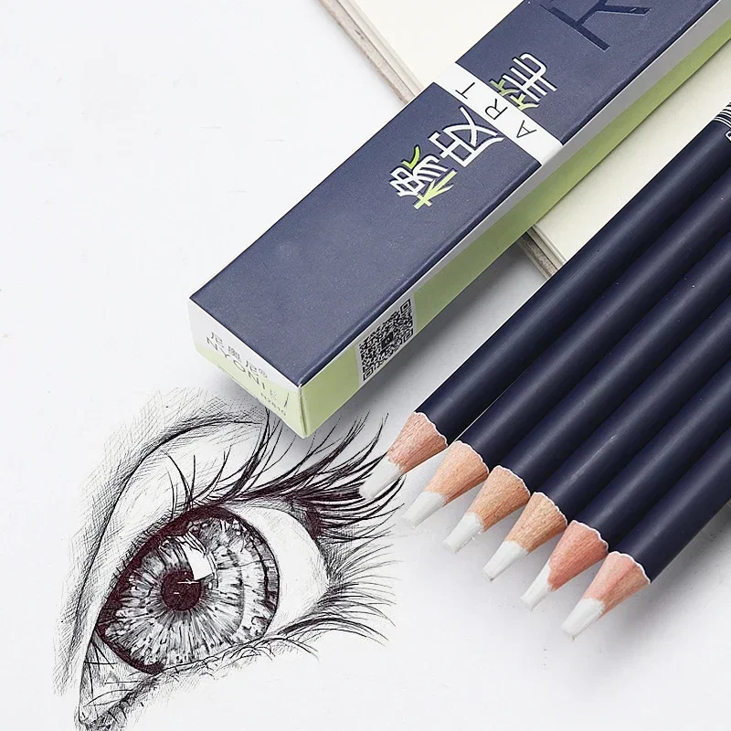 鉛筆の形の消しゴム描画絵画スケッチ高精度プロフェッショナル蛍光消しゴムかわいい学校事務用品