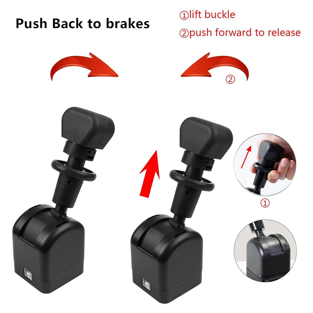 PC USB ハンドブレーキロジクール G923 G27 G29 Thrustmaster T300 ETS2 ヨーロッパ/アメリカのトラック Sim レーシングゲームハンドブレーキ