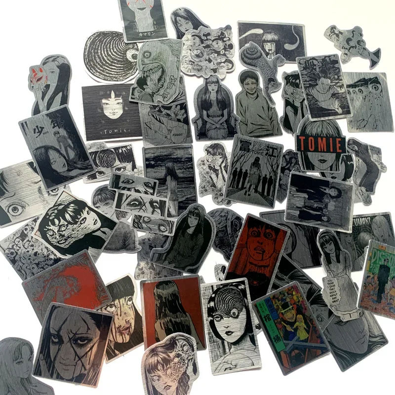 50PCSเลเซอร์อะนิเมะTomieสติกเกอร์ความงามGraffitiสําหรับรถจักรยานยนต์สเก็ตบอร์ดแล็ปท็อปรถจักรยานDIYสติกเกอร์แพ็ค