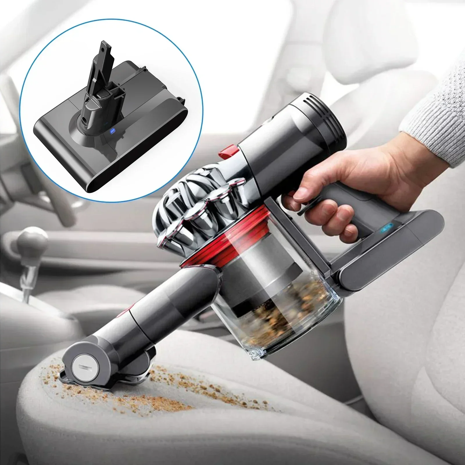 Перезаряжаемая батарея для пылесоса Dyson V6 V7 V8 V10 11 серии SV07 SV09 SV10 SV12 DC62 Absolute Fluffy Animal Pro Bateria