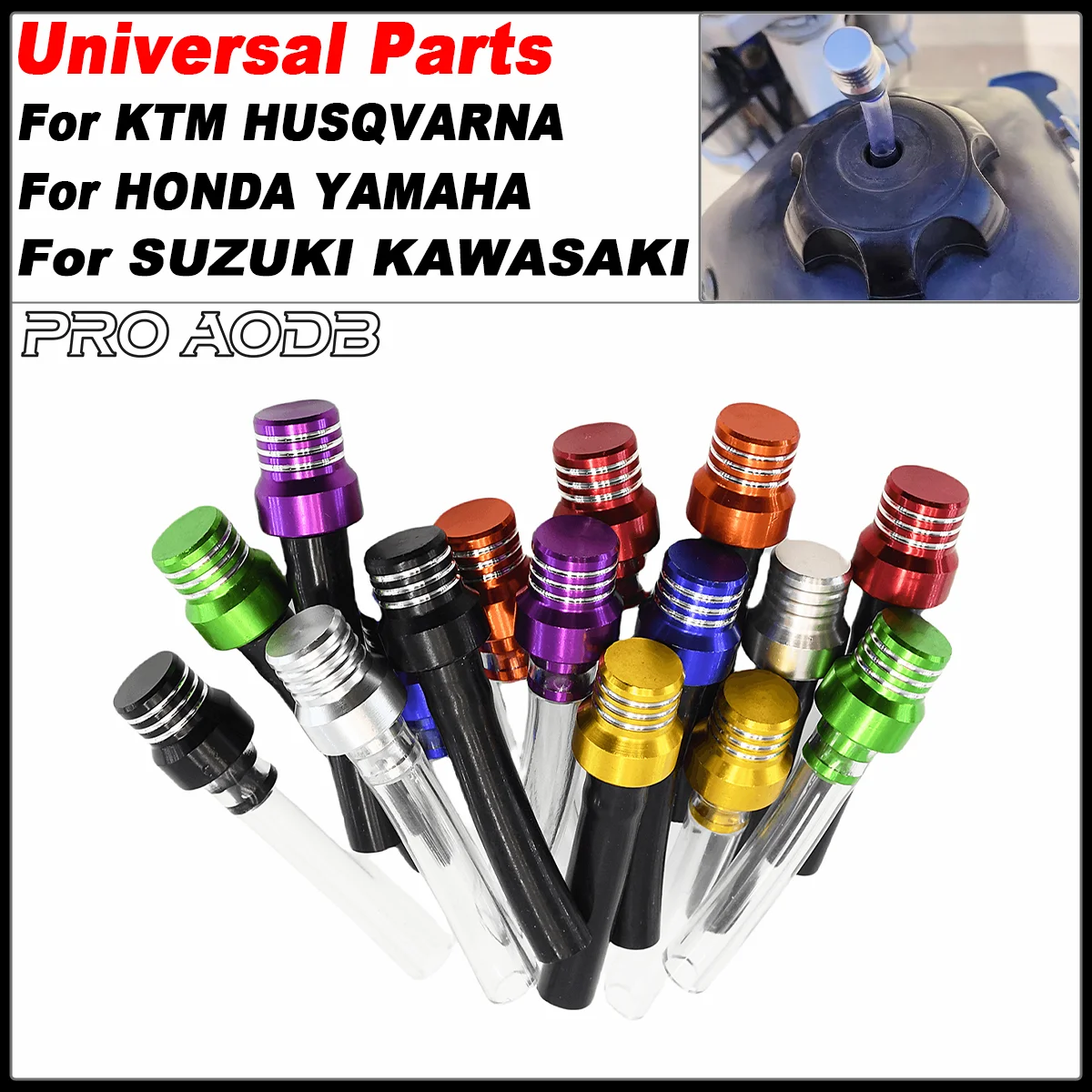 Tapa de ventilación de aire para tanque de combustible CNC de motocicleta, ventilación de aceite para Yamaha WR250F WR250R WR250X WR426F WR450F YZ125 HONDA CR125R CRF230F