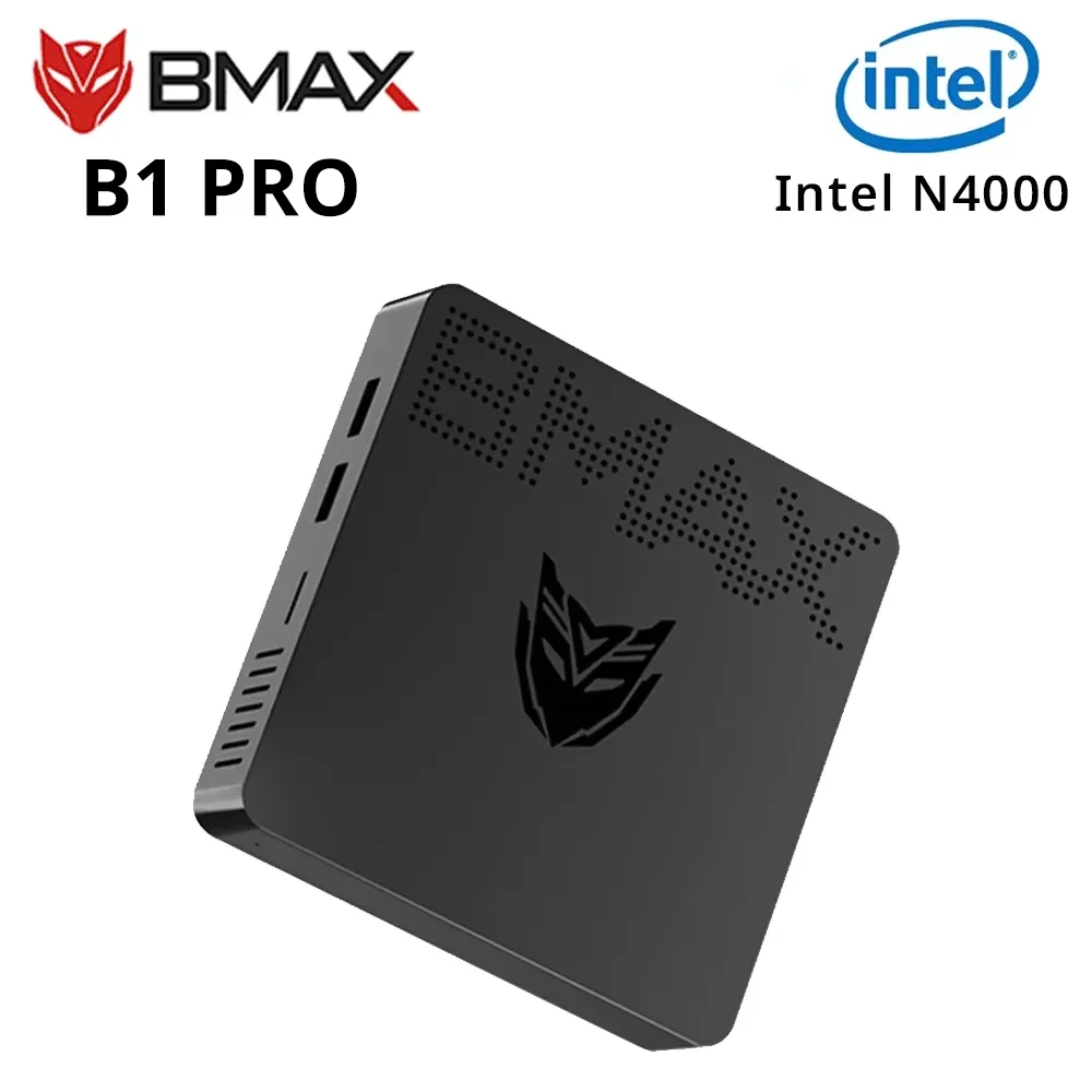 Mini PC BMAX B1PRO Windows 11 Pro 8 GB RAM 128 GB ROM N4000 Micro computer desktop Mini PC WiFi dual-band