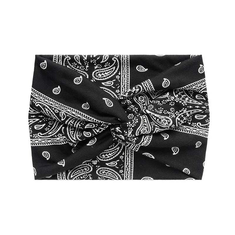 Diademas anchas retorcidas para mujer, turbante Extra grande, diadema de entrenamiento, bandas para el cabello de Yoga a la moda, accesorios para el cabello gruesos trenzados bohemios