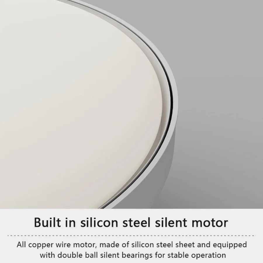 Modern LED Invisible Bladeless Ceiling Fan Light 6speed DC Variable Frequency Remote Dimming Air circulation Fan Home Sealed Fan