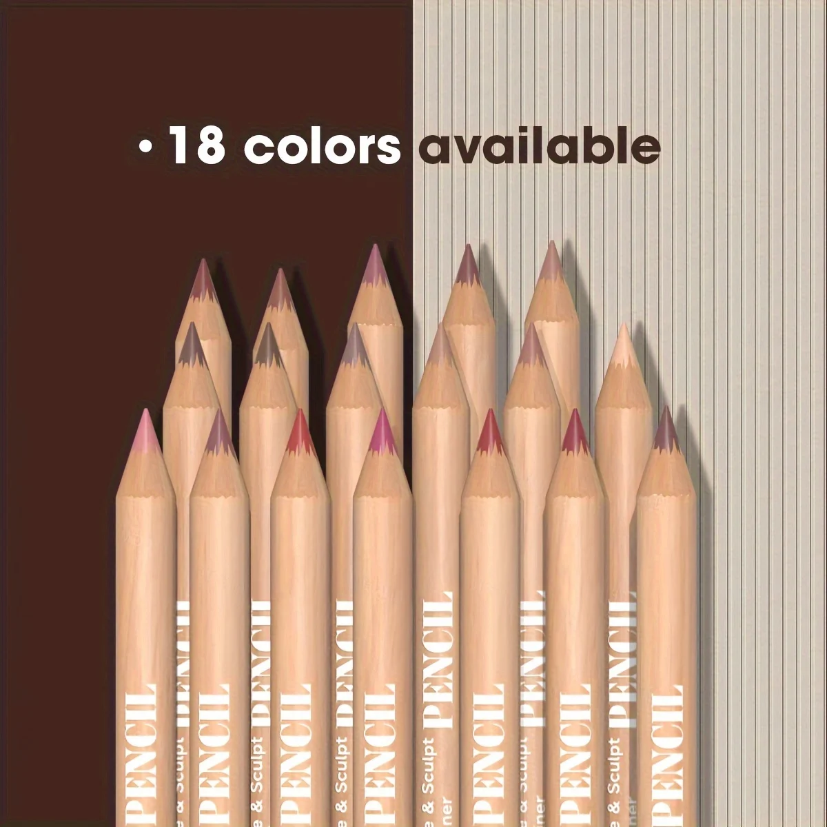 Juego de delineador de labios mate de terciopelo, 6 uds., tonos versátiles de larga duración, maquillaje de labios duradero, lápiz labial de baya, marrón y rosa