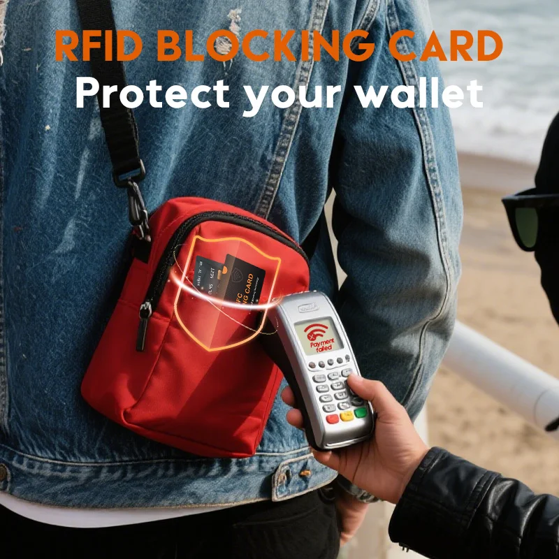 RFID-blockierende Karten, kontaktloses NFC-Debit, Kreditkarte, Reisepassschutz, Blocker-Set, intelligentes Anti-Diebstahl-Design