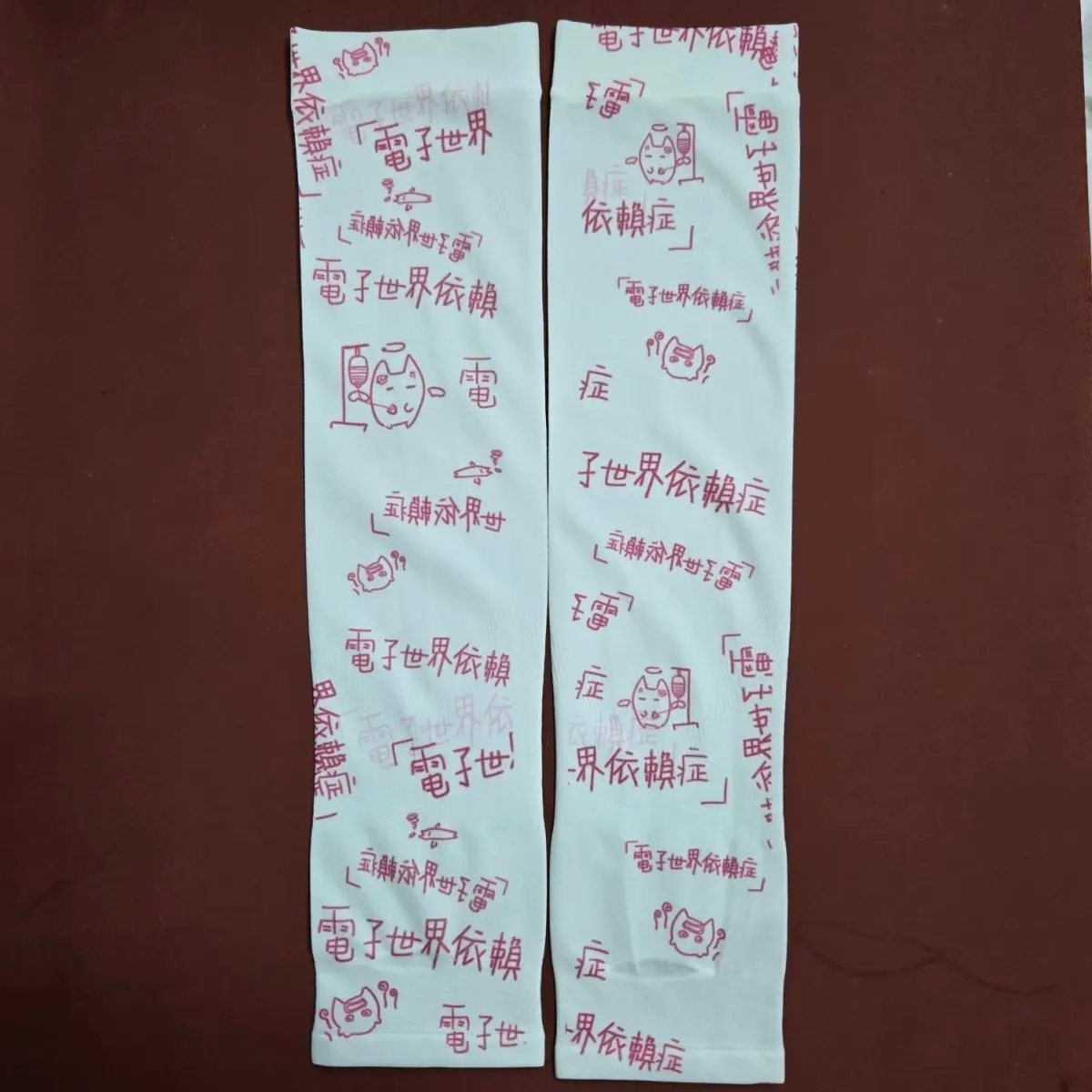 ปลอกแขนป้องกันแดดกันแดดซับวัฒนธรรมแขน Y2k สำหรับขี่จักรยานฤดูร้อนการ์ตูนน่ารักป้องกันการถูกแดดเผายูวีแขนน้ำแข็งสุดเท่