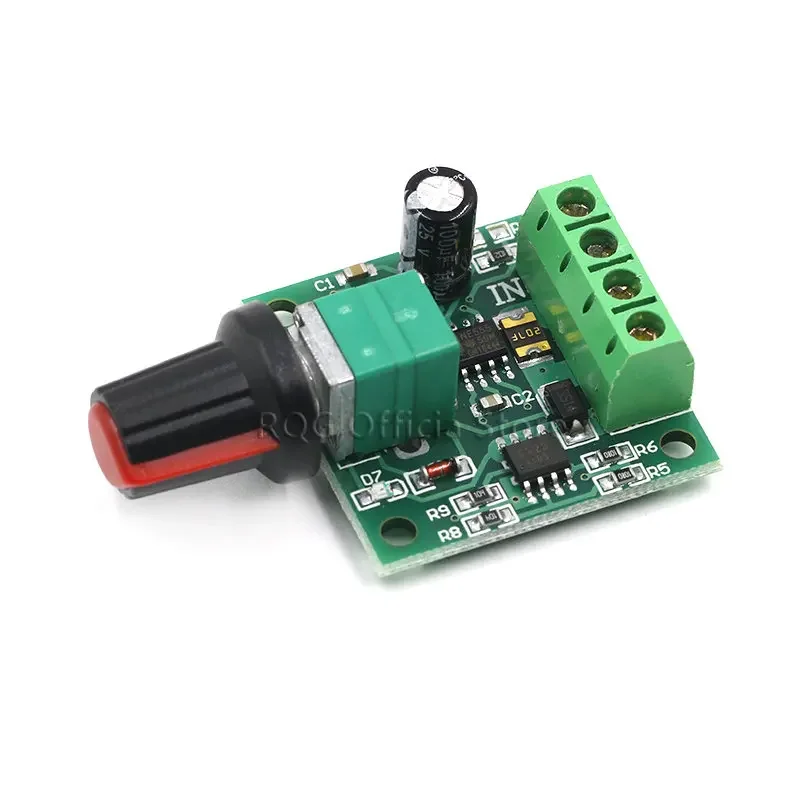 Nuevo controlador de velocidad del Motor DC 1,8 V 3V 5V 6V 12V 2A PWM controlador de velocidad del Motor de bajo voltaje PWM 0 ~ 100% módulo de accionamiento ajustable