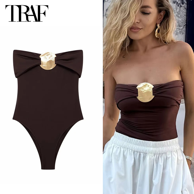 ONKOGENE 2024 Extreme Bodysuit Frauen schulterfrei Sexy Bodys für Frauen Schwarzer Körper Einteiler Sexy Outfits Dessous Body Anzüge Frau