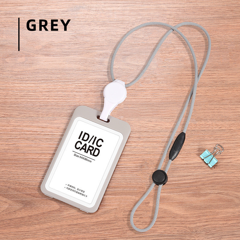 Lanyards Credential Holder Transparent Retractable Badge Reel With Lanyard Nurse Accessories for Work Removable ID Card Holder