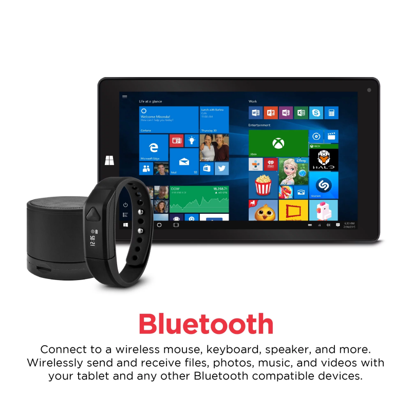 8 ZOLL Plus Windows 10 Tablets PC 1280*800 IPS Quad Core 2 GB/4 GB RAM 64 GB ROM 32-Bit/64-Bit Kostenloser OTG-Adapter Geschenk Dual-Kamera