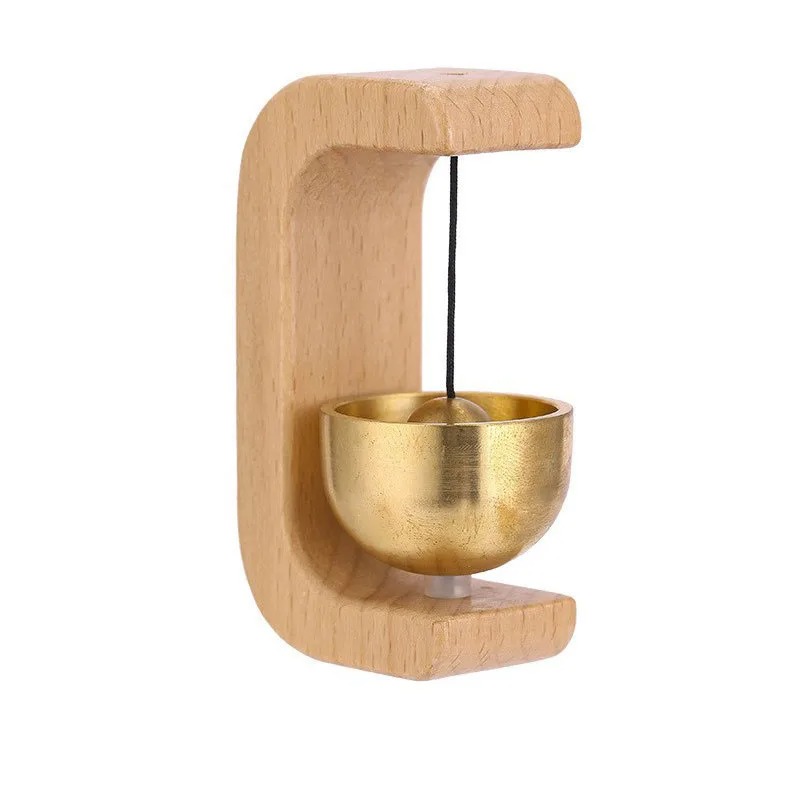Hanging Decorations Japanese Wooden Wind Chimes Wireless Doorbell Entrance Door Bell Decorative Wind Bell for Home Opening