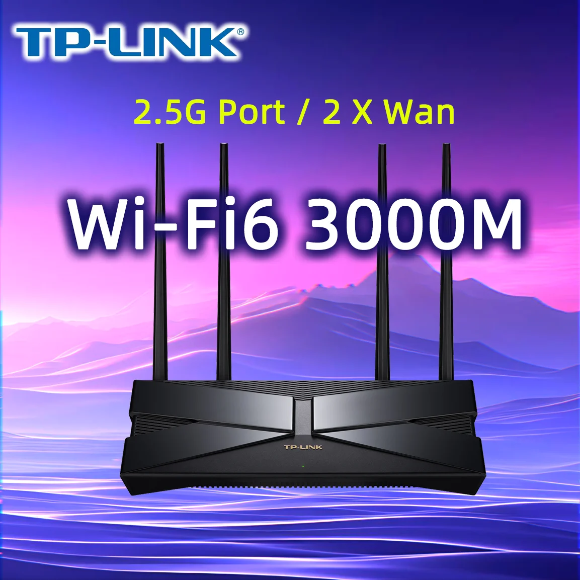 TP-LINK AX3000 enrutador inalámbrico Wi-Fi6 de doble banda MESH 2,5G RJ45 160MHZ 11ac/ax TL-XDR3040 amplificador Wifi repetidor de punto de acceso de 3000Mbps