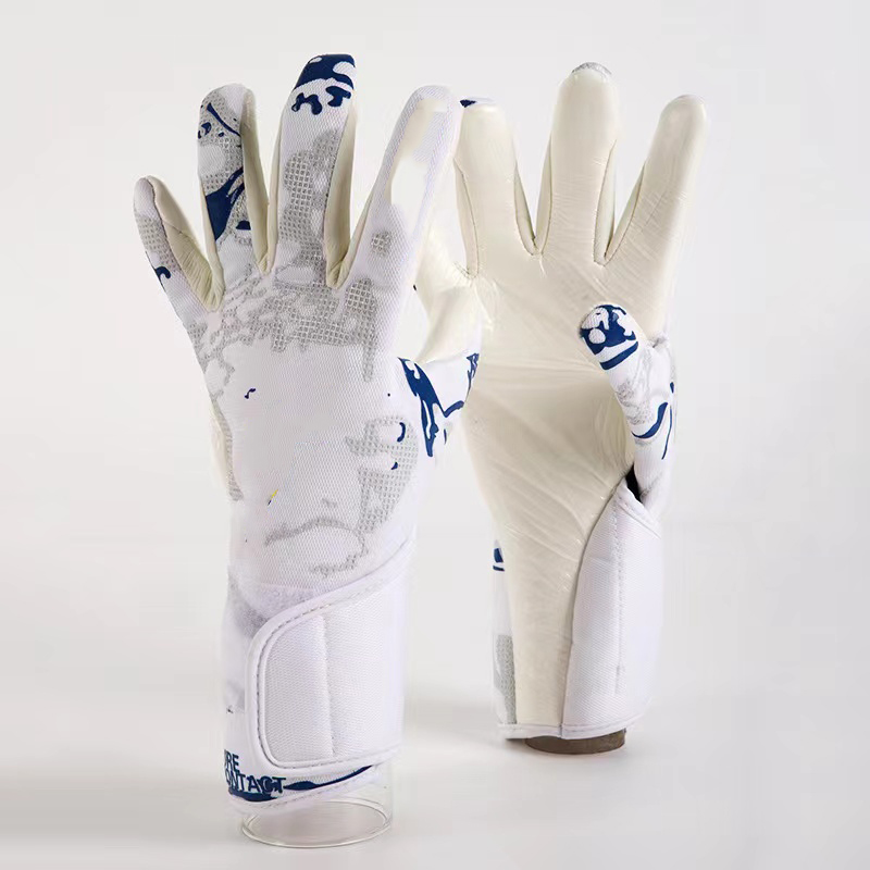 Luvas de goleiro de futebol duráveis para adultos e crianças de látex premium
