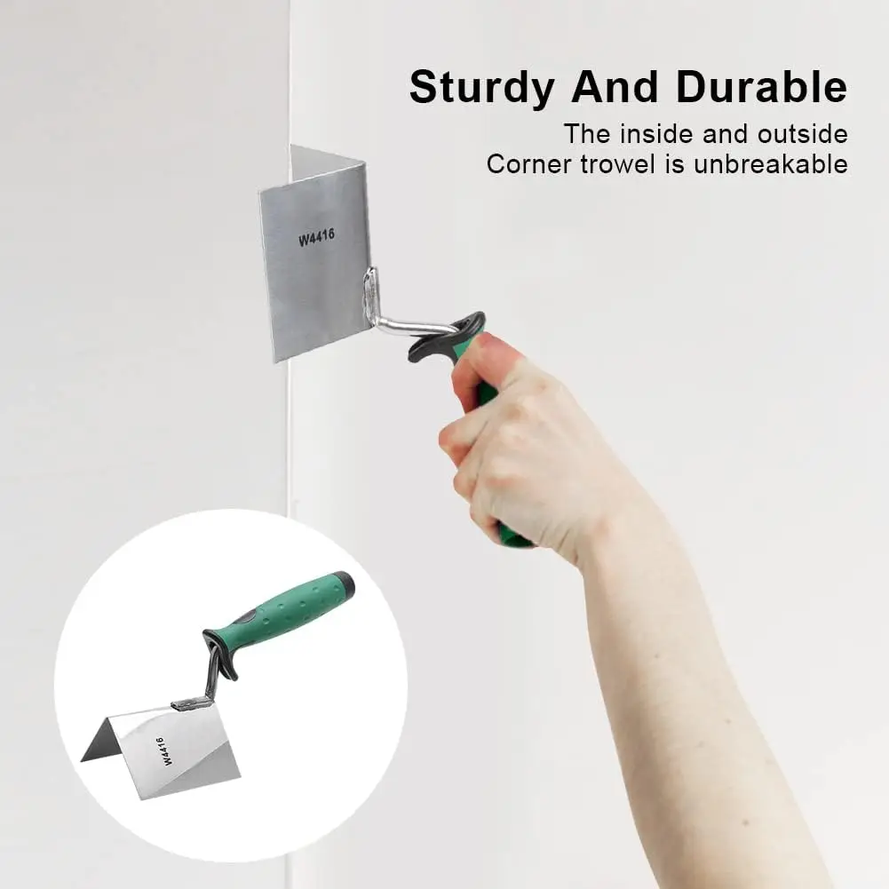 Đồng Hồ Nam Dây Thép Không Gỉ Chong Chóng Góc Dụng Cụ Dao Uốn Bấm Duỗi 90 Độ Góc Mudding Hoàn Thành Dụng Cụ Hoàn Thiện Xoong Dụng Cụ Cầm Tay