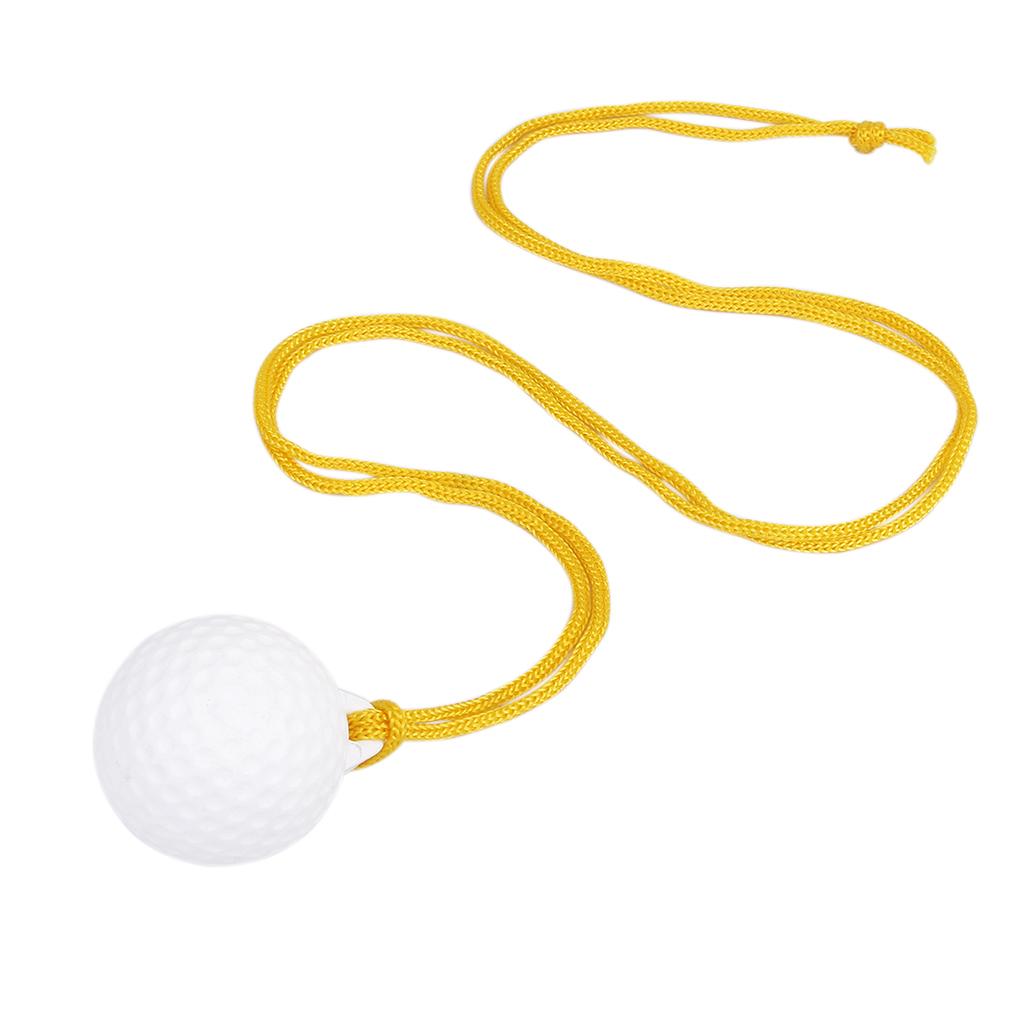 Accesorio de ayuda para entrenamiento de columpio, cordón de cuerda y pelota para práctica de Golf