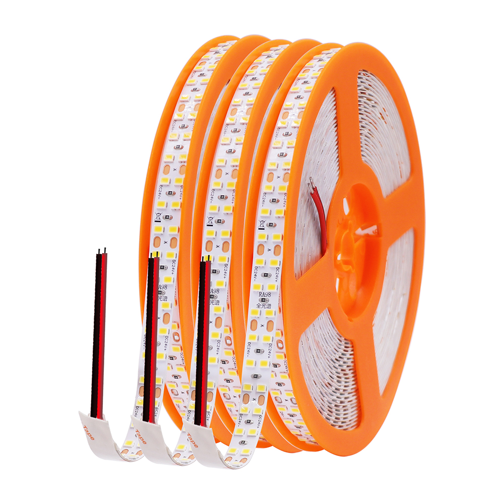 240ED/M 5M 10M 24V LED Strip Light RA98 2700K 3500K 4000K 5000K 6000K Hight Bright 120LED Flexible No Voltage Drop Home Lighting
