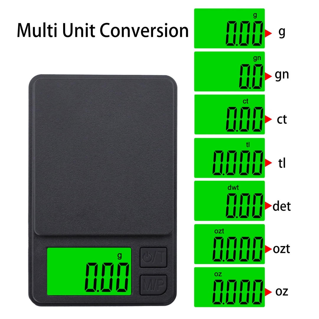 Báscula de bolsillo digital pesan báscula de gramos precisión 500g/0.01g Mini báscula de joyería