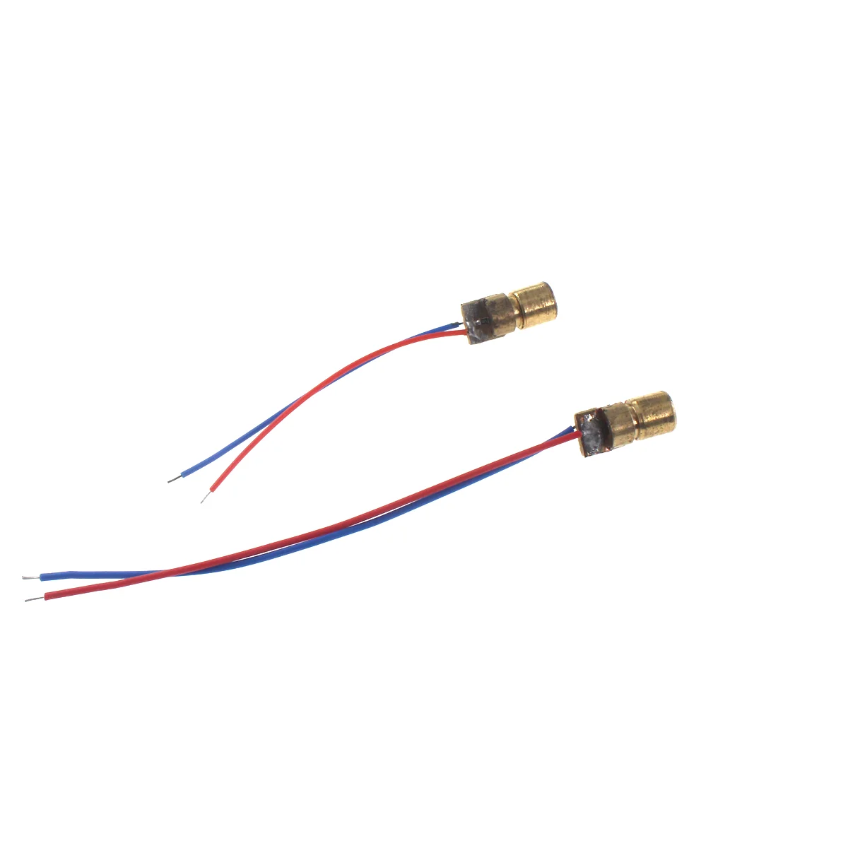 5 PCS 650NM 6 MM 3 V/5 V Módulo de Diodo Cabeça de Cobre Vermelho 5 MW Laser Dot