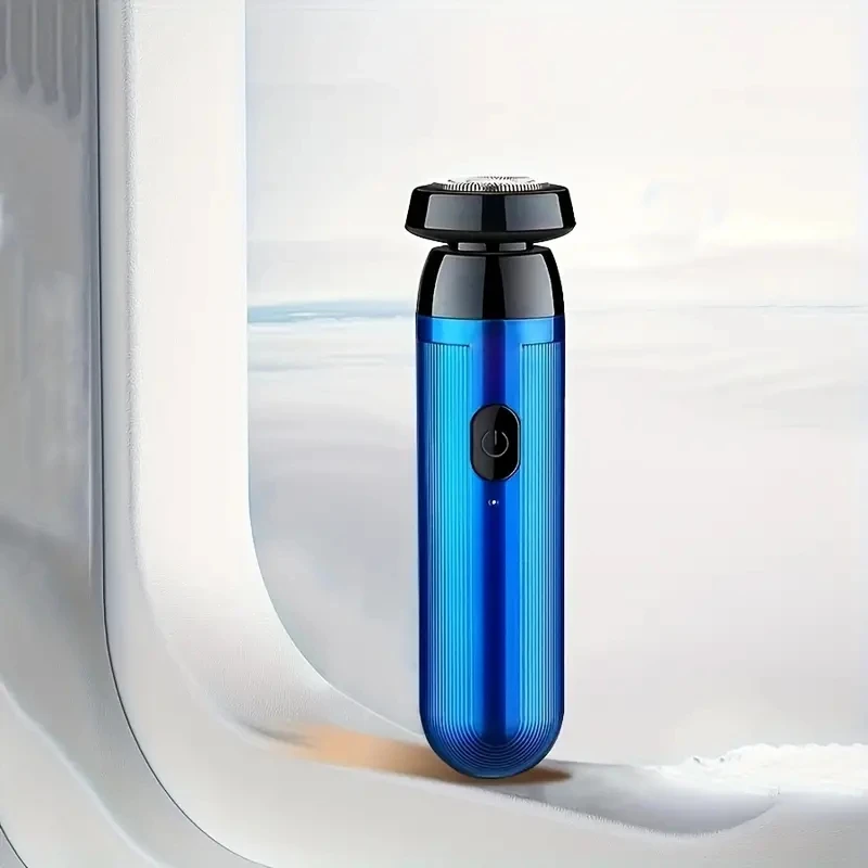 USB-wiederaufladbarer Elektrorasierer für Herren – Ein-Klick-Komfort für Zuhause, Flugzeug und Reisen – tragbar und einfach zu bedienen