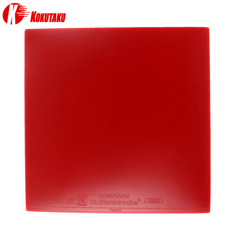 KOKUTAKU Super Sticky แผ่นยาง Blutenkirsche 868 Blue Ray 2.2 มม.เค้กโครงสร้างฟองน้ําสีฟ้ายาง ITTF ได้รับการอนุมัติ