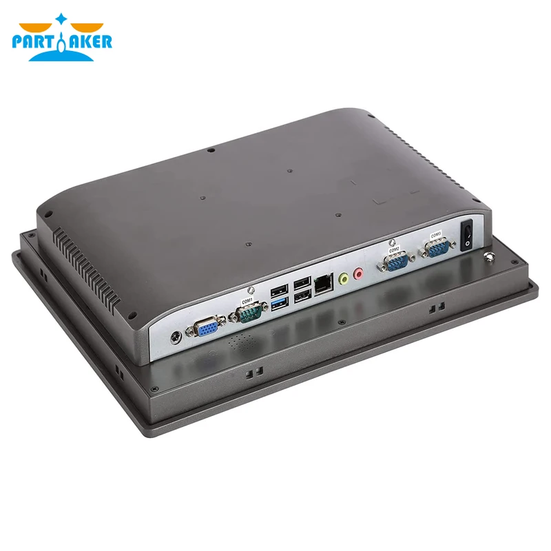 12.1 Inch TFT Industrial Panel PC 10 Point Projected Capacitive Touch Screen Intel J1800 J1900 i5 Front Panel IP65 Fanless VGA