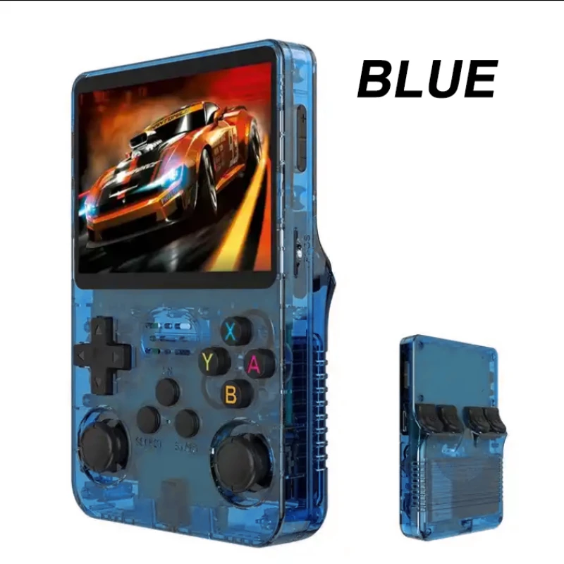 SMARTDUDE R36S Retro Handheld Video Game Console 3.5Inch IPS Screen Player Kid Portable Pocket Video Player Arkos system