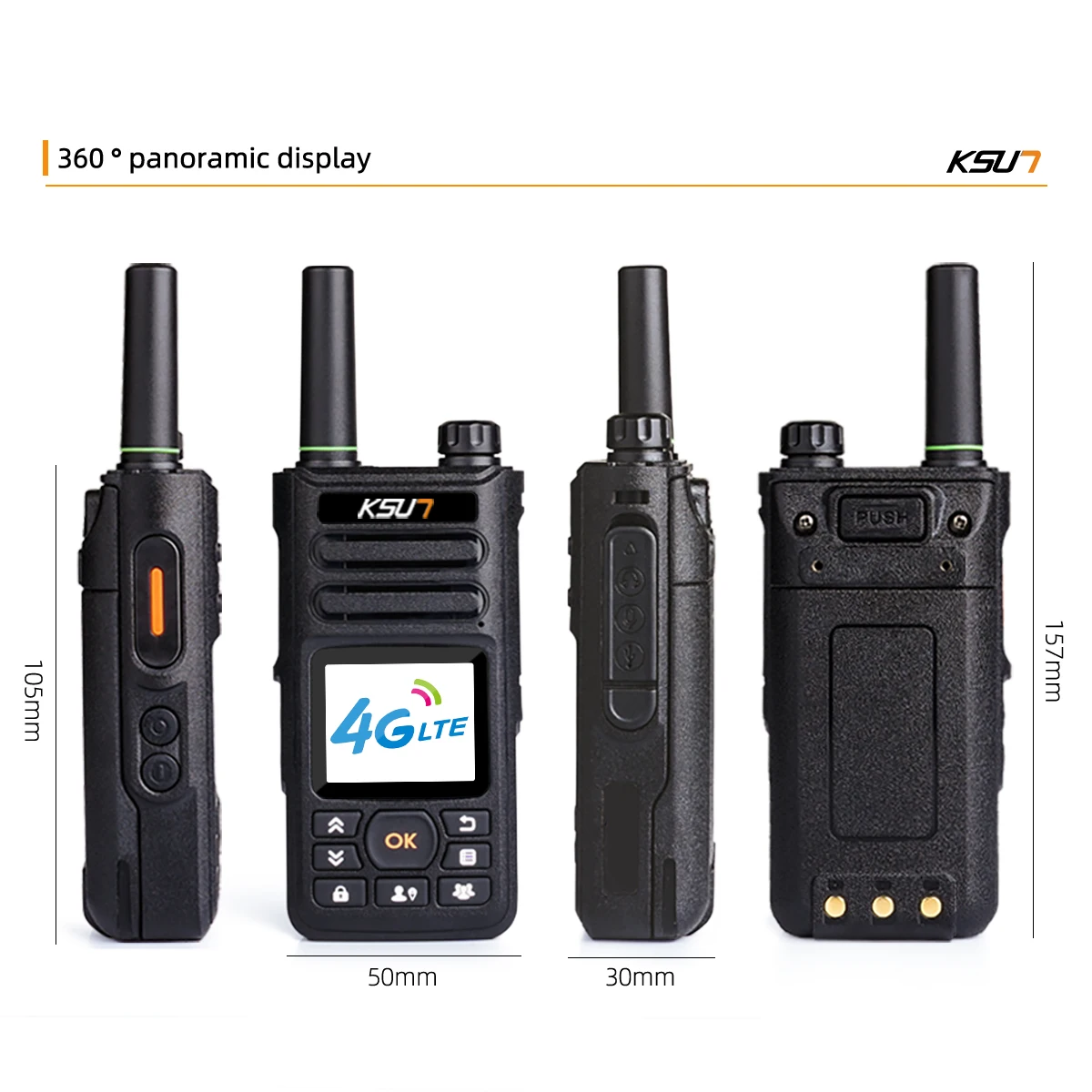 KSUT ZL10 Zello Walkie Talkie 4g Radio Work With Sim Card Blue tooth Long Range Two Way Radio Walkie Talkie Profesional Powerful