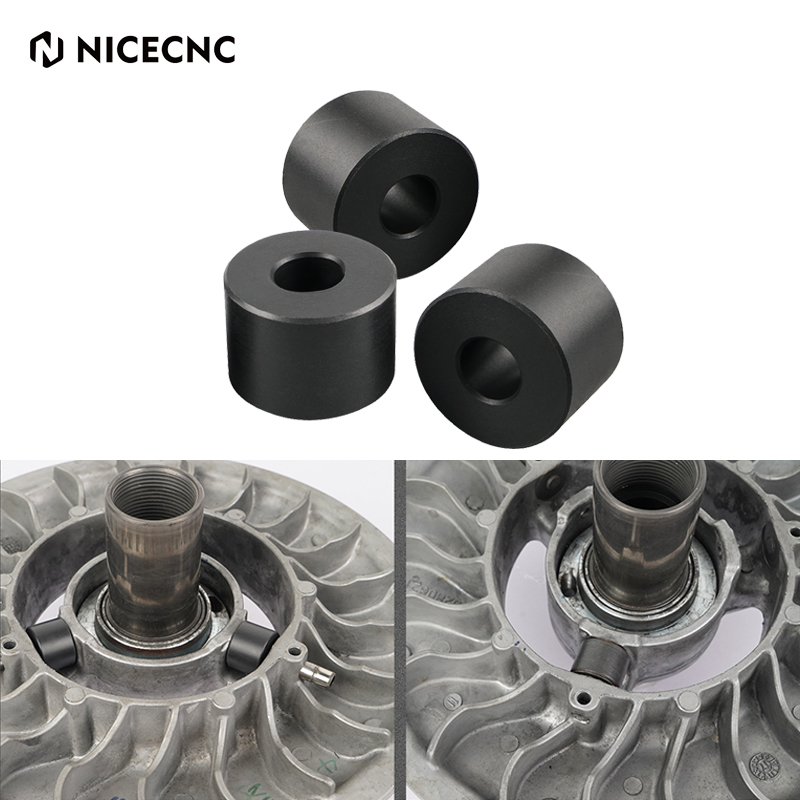 Nicecnc kit de rolo rinoceronte de embreagem acionado por utv, 3 pacotes para can-am maverick x3 2017-2022 trail 1000 800 2018-2022 acessórios de defendor