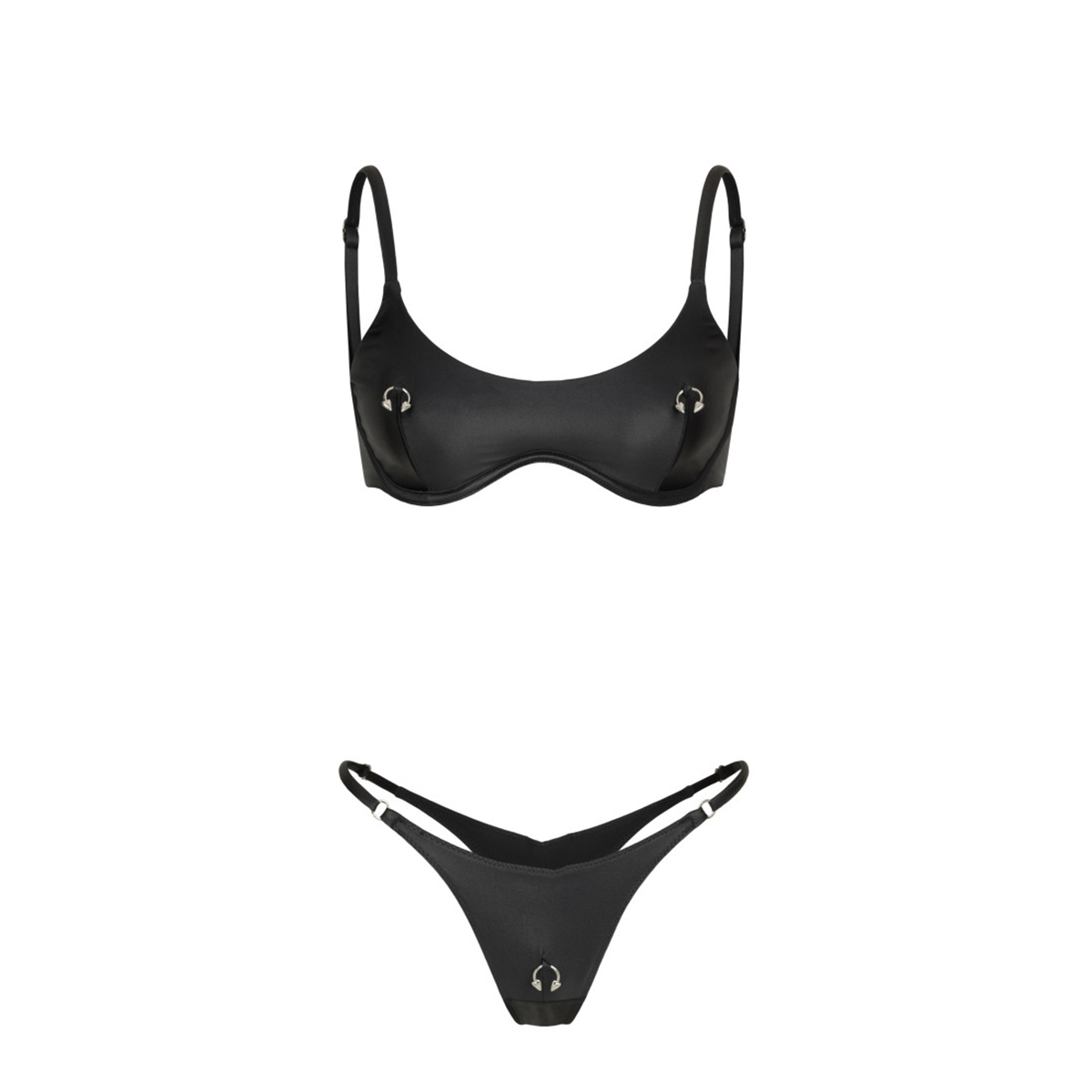 Push-Up-Bikinis 2025, sexy Damen-Badeanzug, Bademode, weiblicher Bikini-Set, schwarzer Biquini-Badeanzug, Tanga, Badeanzüge, Strandmode