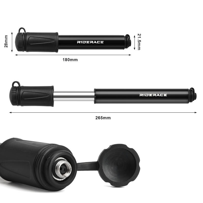 Pompka rowerowa Przenośna mini ręczna pompka rowerowa Wysokociśnieniowa piłka Mountain MTB Road Pompka do opon rowerowych Schrader Presta Valve