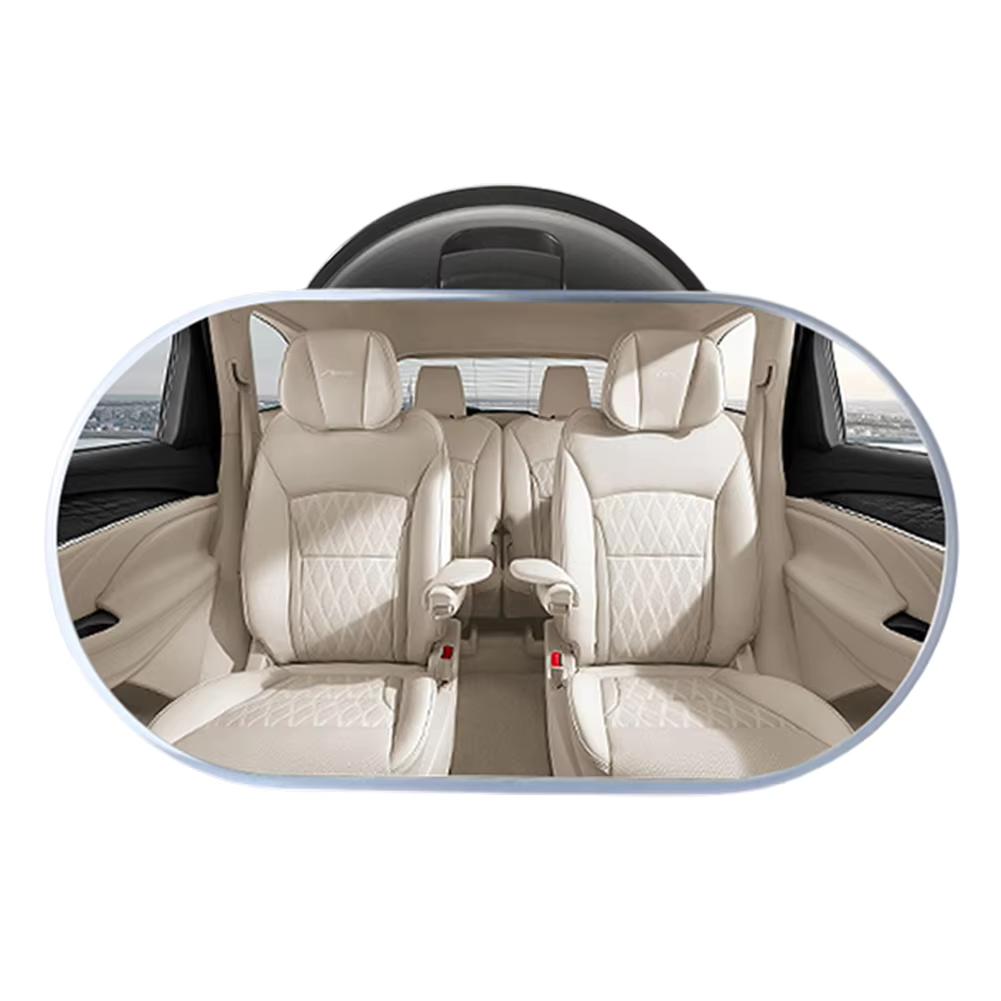 Espelho retrovisor ajustável do carro para crianças, ventosa, espelhos interiores, assento traseiro do monitor, ângulo de segurança, acessórios do bebê